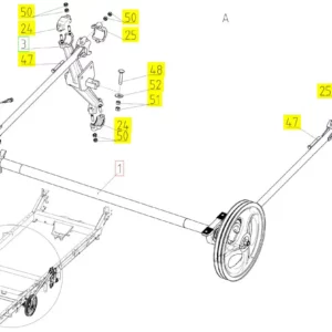 Oryginalny czujnik magnetyczny o numerze katalogowym 100147591, stosowany w kombajnach zbożowych marki Rostselmash schemat.