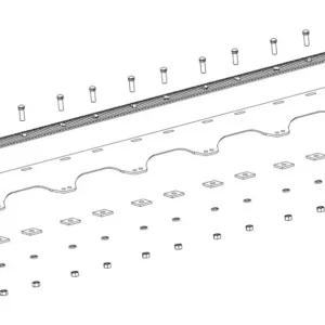 Oryginalna osłona cepa o numerze katalogowym 100396706, stosowana w kombajnach zbożowych marki Rostselmash schemat.