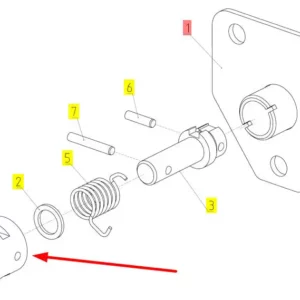Oryginalna zaślepka sworznia o numerze 100607139