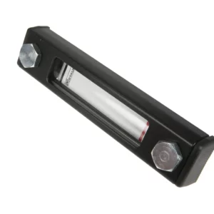 Oryginalny wskaźnik poziomu oleju hydraulicznego o rozstawie śrub 127 mm i numerze katalogowym 100638292