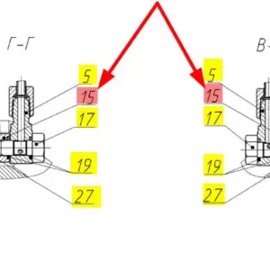 Oryginalny pierścień układu hamulcowego o numerze katalogowym 100699464, stosowany w kombajnach zbożowych marki Rostselmash schemat.