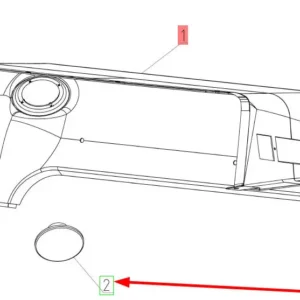 Oryginalny głośnik o numerze katalogowym 100785737, stosowany w kombajnach zbożowych marki Rostselmash schemat.