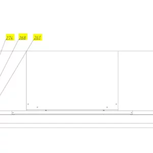 Oryginalne mocowanie węży hydraulicznych o numerze katalogowym 101033253, stosowane w hederach i kombajnach zbożowych marki Rostselmash- schemat.