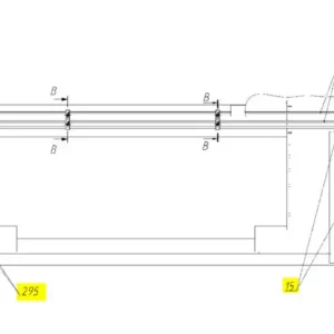 Oryginalny wąż hydrauliczny wysokociśnieniowy o numerze katalogowym 101093209, stosowany w hederach marki Rostselmash- schemat.