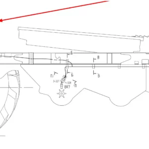 Oryginalna wiązka elektryczna podwozia o numerze katalogowym 101254004, stosowana w kombajnach zbożowych marki Rostselmash schemat.