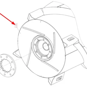Oryginalny rotor kompletny o numerze katalogowym 101451202, stosowany w kombajnach zbożowych marki Rostselmash schemat.