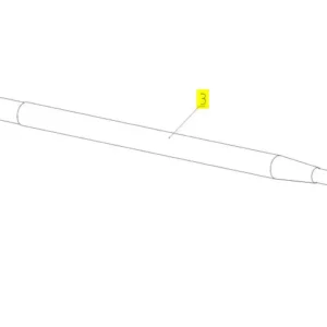 Oryginalne łożysko wałka podanika pochyłego o numerze katalogowym 101650818, stosowane w kombajnach zbożowych marki Rostselmash.-schemat
