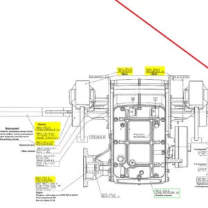 Oryginalna tuleja łącząca wałek ze zwolnicą o numerze katalogowym 101669543, stosowana w kombajnach zbożowych marki Rostselmash schemat.