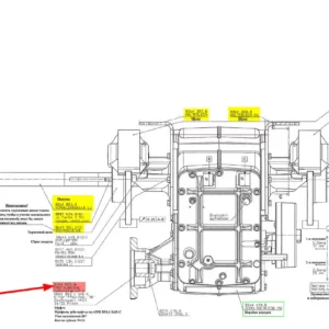 Oryginalna tuleja o numerze katalogowym 101672078, stosowana w kombajanch zbożowych marki Rostselmash schemat.