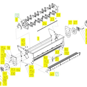 Oryginalne koło pasowe o numerze katalogowym 101754490, stosowane w kombajnach zbożowych marki Rostselmash schemat.