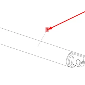 Oryginalny siłownik hydrauliczny o numerze katalogowym 101942065, stosowany w kombajnach zbożowych marki Rostselmash schemat.