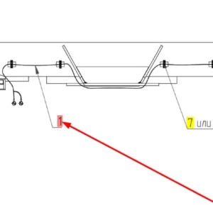 Oryginalna wiązka elektryczna czujników układu czyszczenia o numerze katalogowym 102007120, stosowana w kombajnach zbożowych marki Rostselmash schemat.