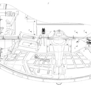 Oryginalna wiązka elekryczna o numerze katalogowym 102244922, stosowana w kombajnach zbożowych marki Rostselmash schemat.