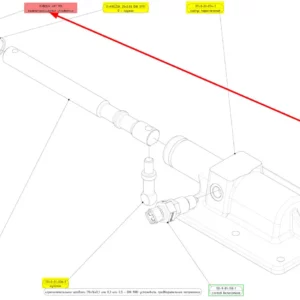 Oryginalna osłona uszczelniająca przeciwpyłowa o numerze katalogowym 102265121, stosowana w kombajnach zbożowych marki Rostselmash schemat.