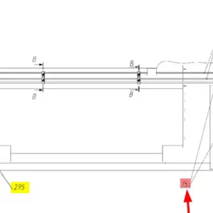 Oryginalny przewód hydrauliczny o numerze katalogowym 102395879, stosowany w hederach marki Rostselmash- schemat.