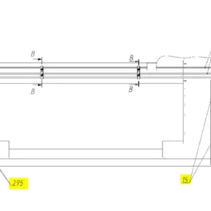Oryginalny przewód hydrauliczny o numerze katalogowym 102395881, stosowany w hederach marki Rostselmash- schemat.