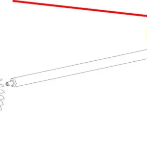 Oryginalne łożysko wentylatora o numerze katalogowym 102418508, stosowane w kombajnach zbożowych marki Rostselmash.