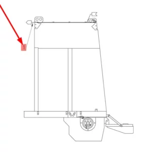 Oryginalna wiązka elektryczna lampy o numerze katalogowym 102538121, stosowana w kombajnach zbożowych marki Rostselmash schemat.