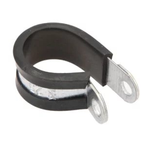 Oryginalna opaska zaciskowa metalowa z gumą o wymiarach: średnica wewnętrzna po zacisku opaski 25 mm
