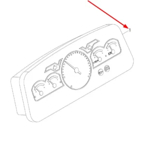 Oryginalna deska rozdzielcza o numerze katalogowym L0004125, stosowana w ciągnikach rolniczych marek Arbos oraz Lovol.