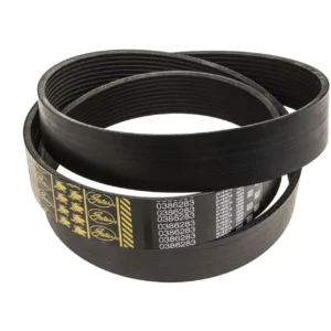Pasek wieloklinowy osprzętu silnika marki Gates o numerze katalogowym 0386283