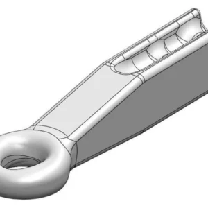 Zaczep oczkowy O 50 mm H-Schaft 80x65 ISO 20019