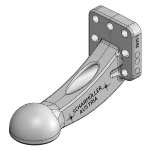 Zaczep kulowy K80® 110x100 M20 ISO 24347