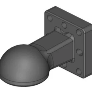 Zaczep kulowy K80® 110x100 4t kurz ISO 24347
