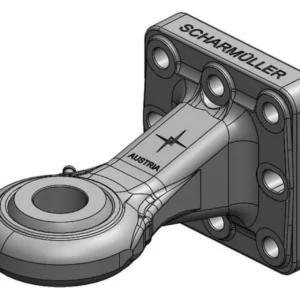 Zaczep oczkowy z kołnierzem