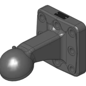 Zaczep kulowy K80® 145x145 20° ISO 24347