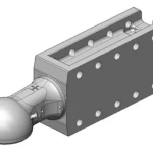 Zaczep kulowy K80® z obudową łożyskową ISO 24347