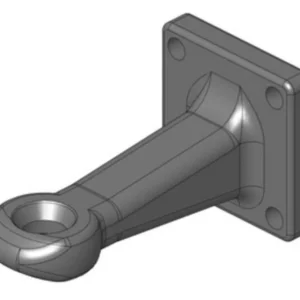 Zaczep oczkowy O 40 mm 120x120 ISO 5692-2