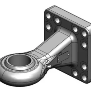 Zaczep oczkowy z kołnierzem