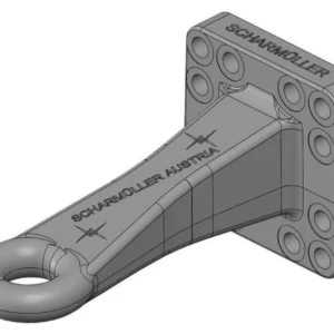 Zaczep oczkowy O 50 mm 3t 160x160 ISO 20019