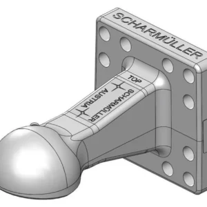 Zaczep kulowy K80® 160x160 6t ISO 24347