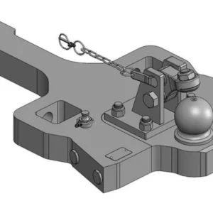Płyta nośna zaczepu K80® MF Dyna-6 7719-7726 (+165 mm)