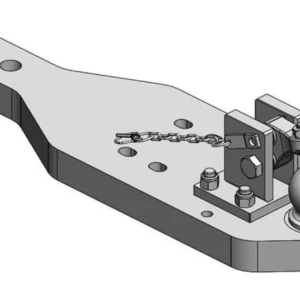 Płyta nośna zaczepu K80® Steyr Terrus / Case Optum / NH-T7 HD