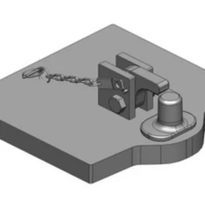 Płyta nośna zaczepu Pitonfix Kontur 396x396x40