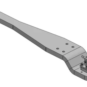 Płyta nośna zaczepu K80® JD 8R 8270R-8400R kat. 4 wygięta