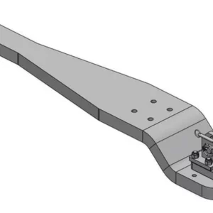 Płyta nośna zaczepu K80® JD 8R 8270R-8400R kat. 3 wygięta
