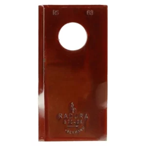 Nożyk kosiarki rotacyjnej lewy 93x47x3 mm otwór O 19 mm okrągły pasuje do Krone 25 szt.