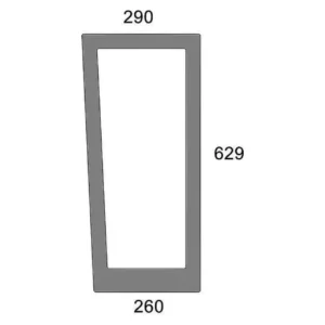 Szyba przednia dolna