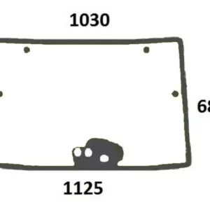 Szyba przednia górna