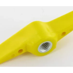 Nakrętka skrzydełkowa M8/żółta poliam.