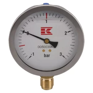 Manometr glicerynowy o100 mm przyłącze 1/2"