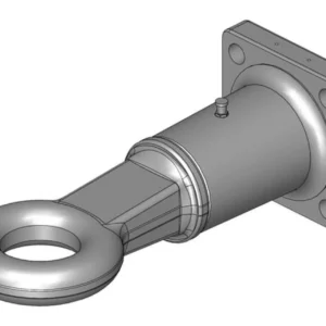 Zaczep oczkowy obrotowy 76mm