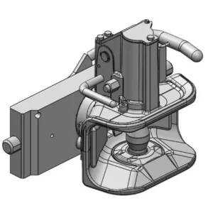 Automatic trailer hitch