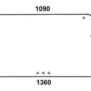 Szyba przednia górna
