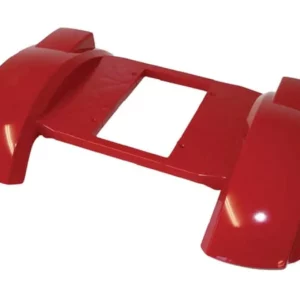 Osłona blaszana czerwona