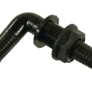 Złączka ścienna 90° z nakrętką Arag